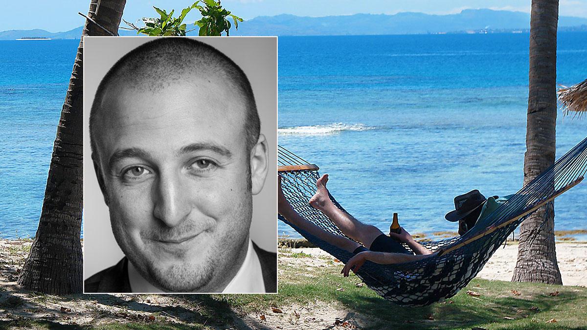 Lukas Duczko har gett sig själv "entreprenörsförbud" under sin ett år långa semester. (Foto: TT och Newsdesk / montage)
