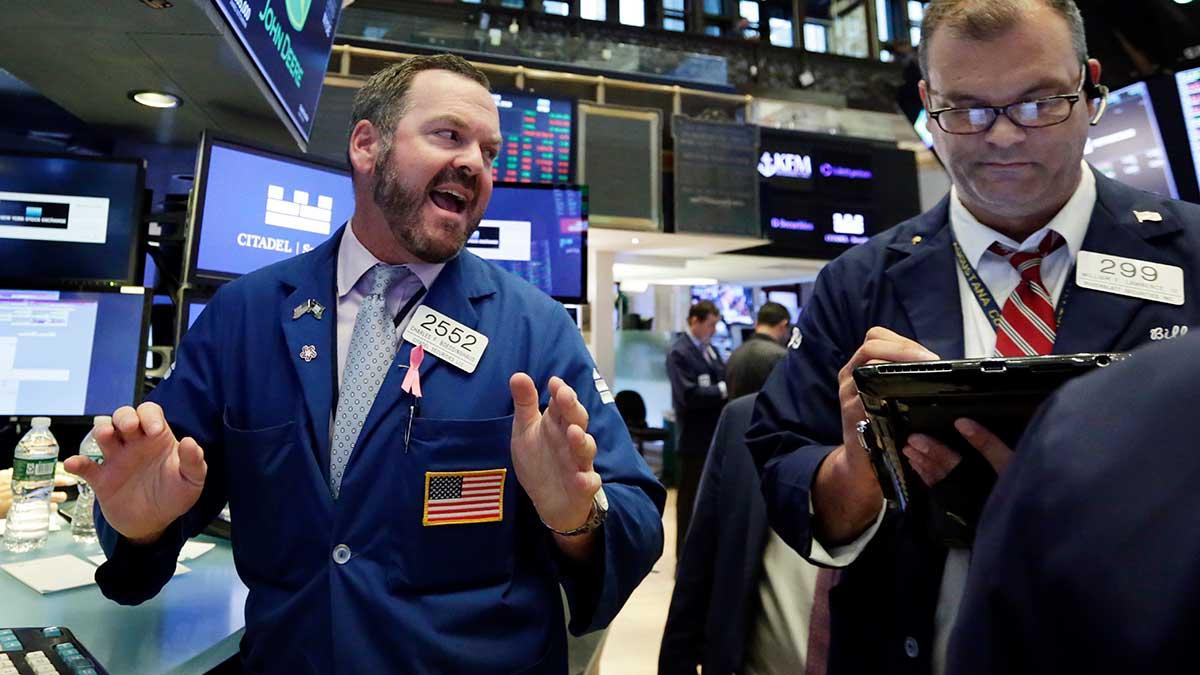 De amerikanska börserna vände uppåt på tisdagen efter fyra raka nedgångsdagar. (Foto: TT)