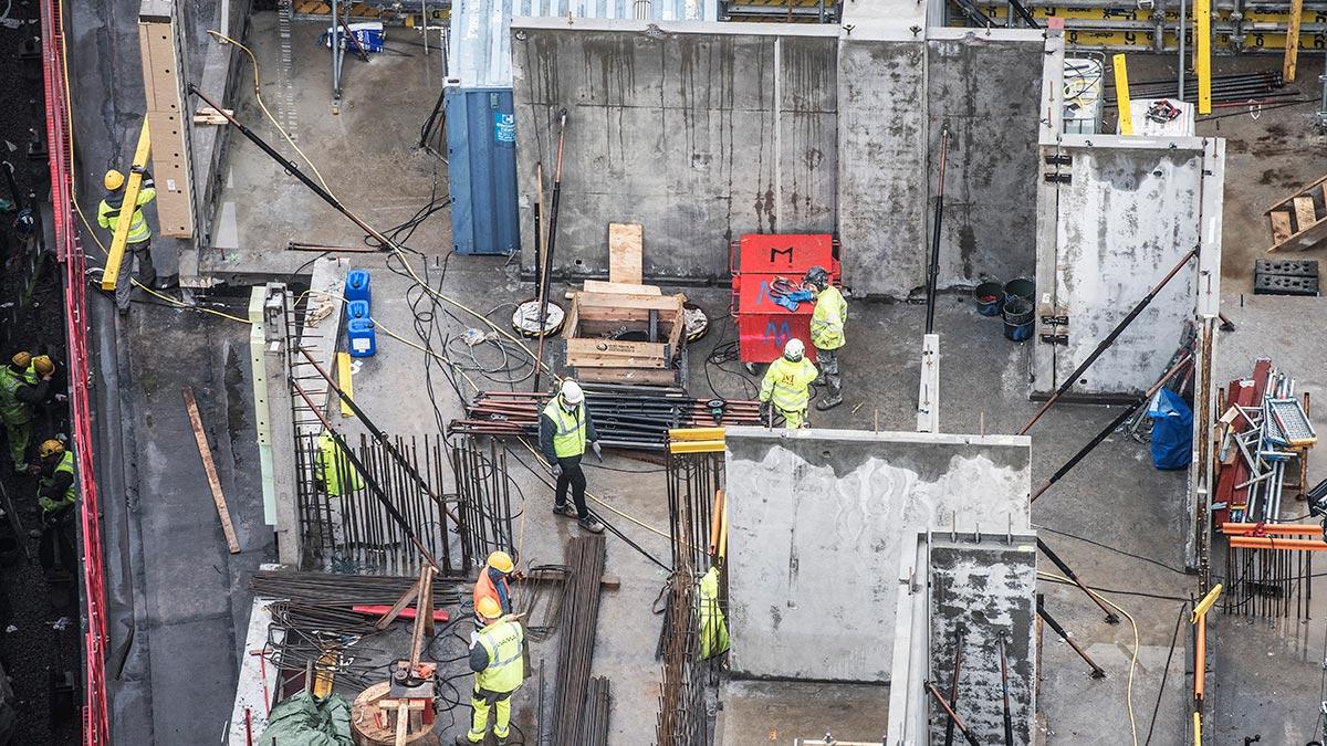 Säljraset för nyproduktion har halverats i Stockholms län på ett år. (Foto: TT)