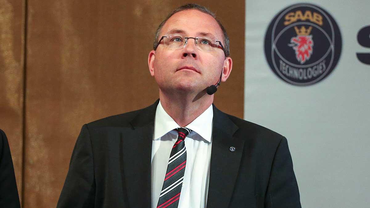Saabs vd ​Håkan Buskhe. (Foto: TT)