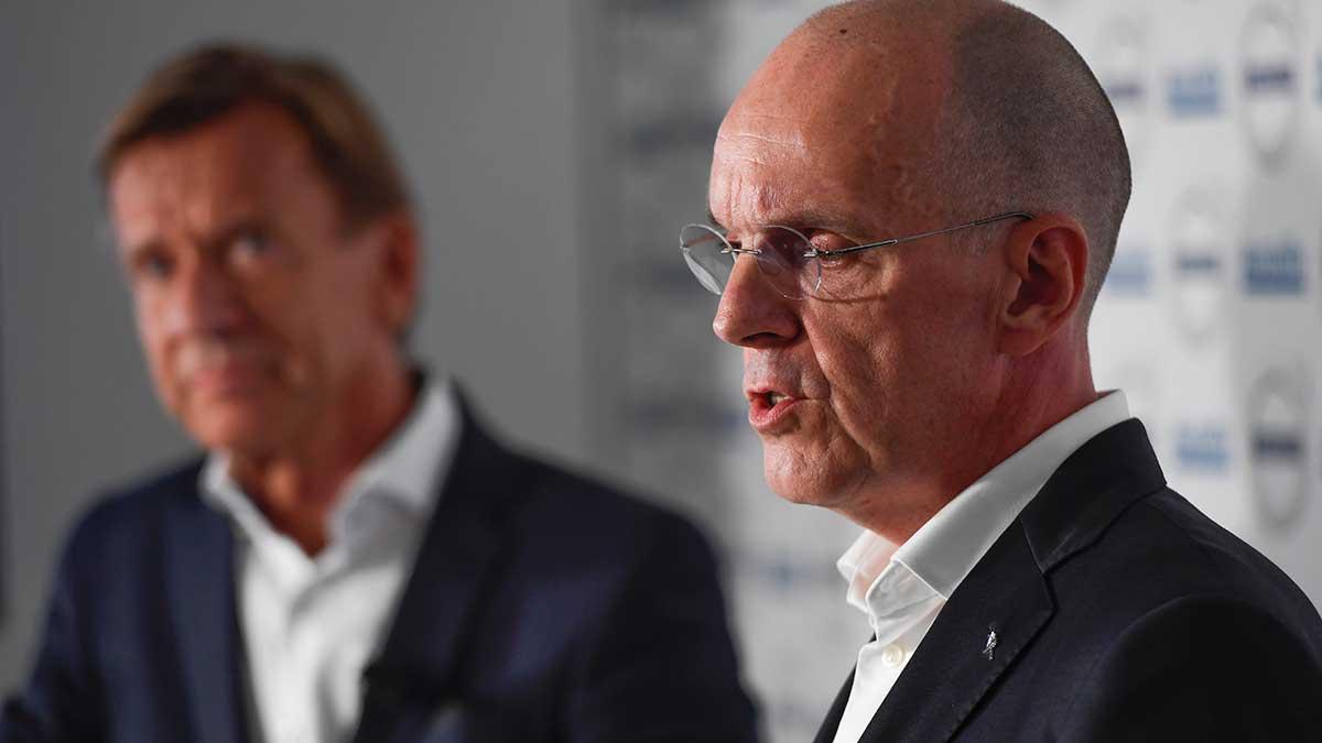 Autolivs vd Jan Carlson (t.h i bild) och Håkan Samuelsson