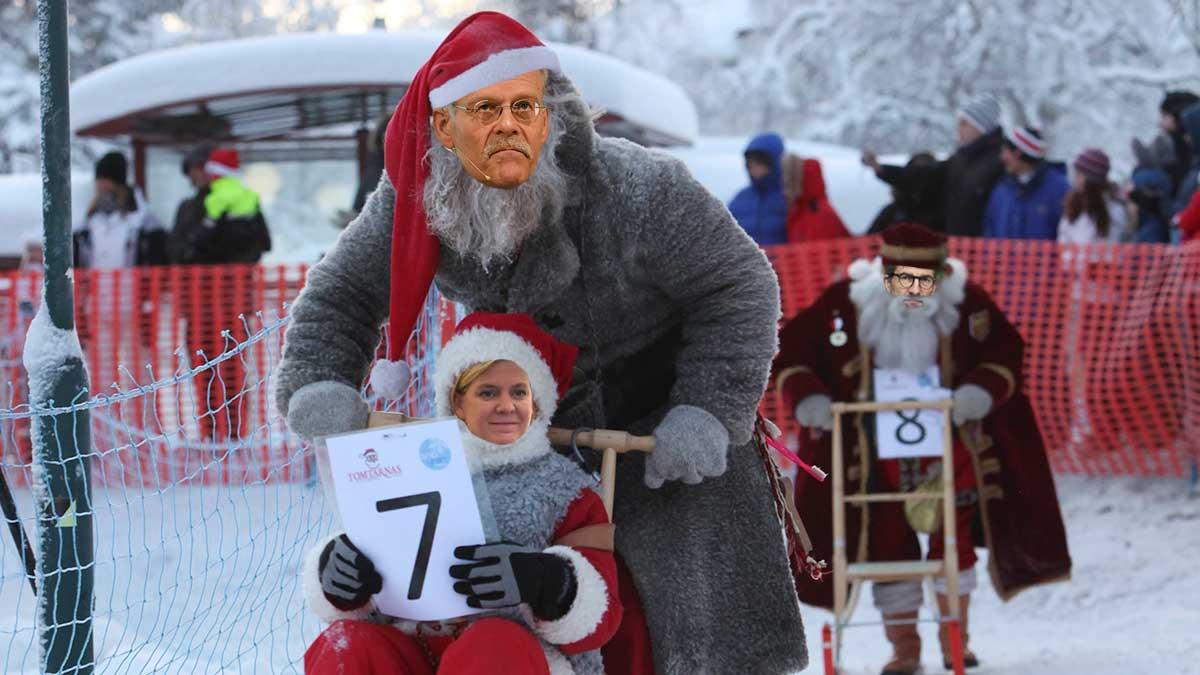 Nordeas senioranalytiker beskriver bostadspolitiken som en tomteverkstad. (Foto: TT / montage)