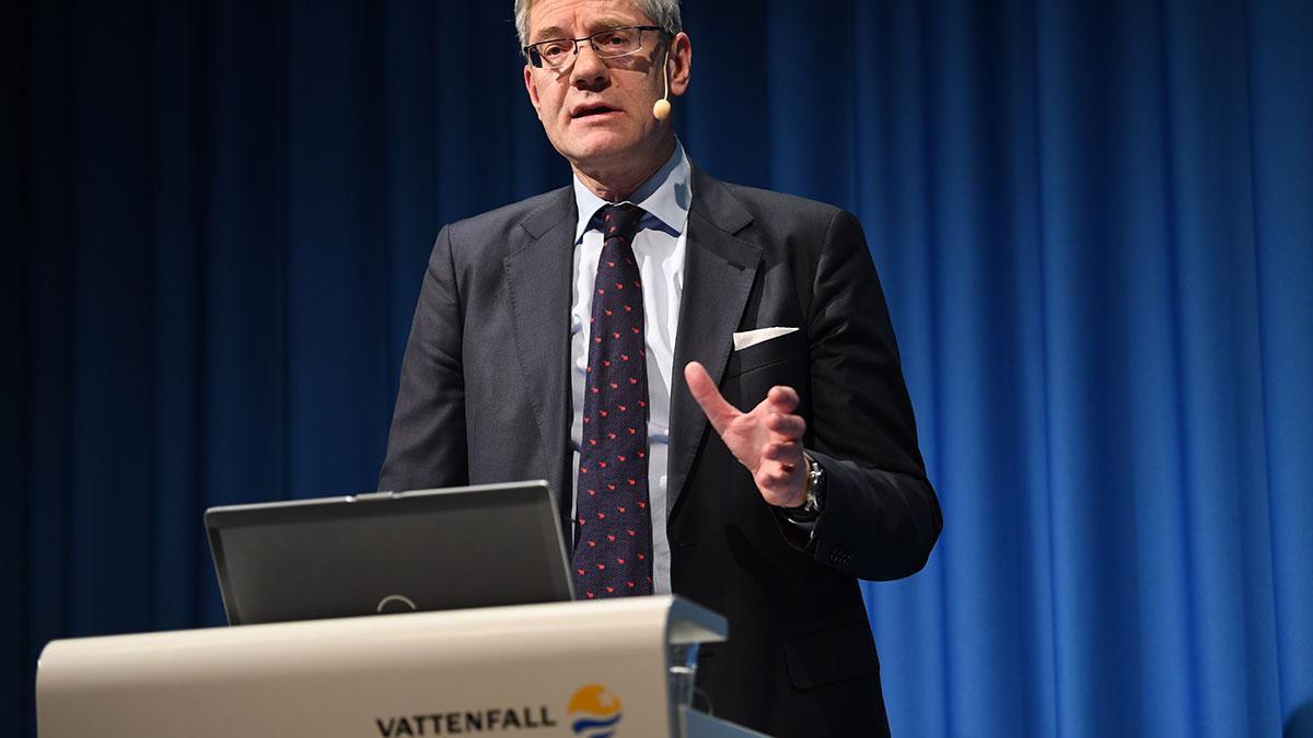 Vattenfalls vd och koncernchef Magnus Hall. (Foto: TT)