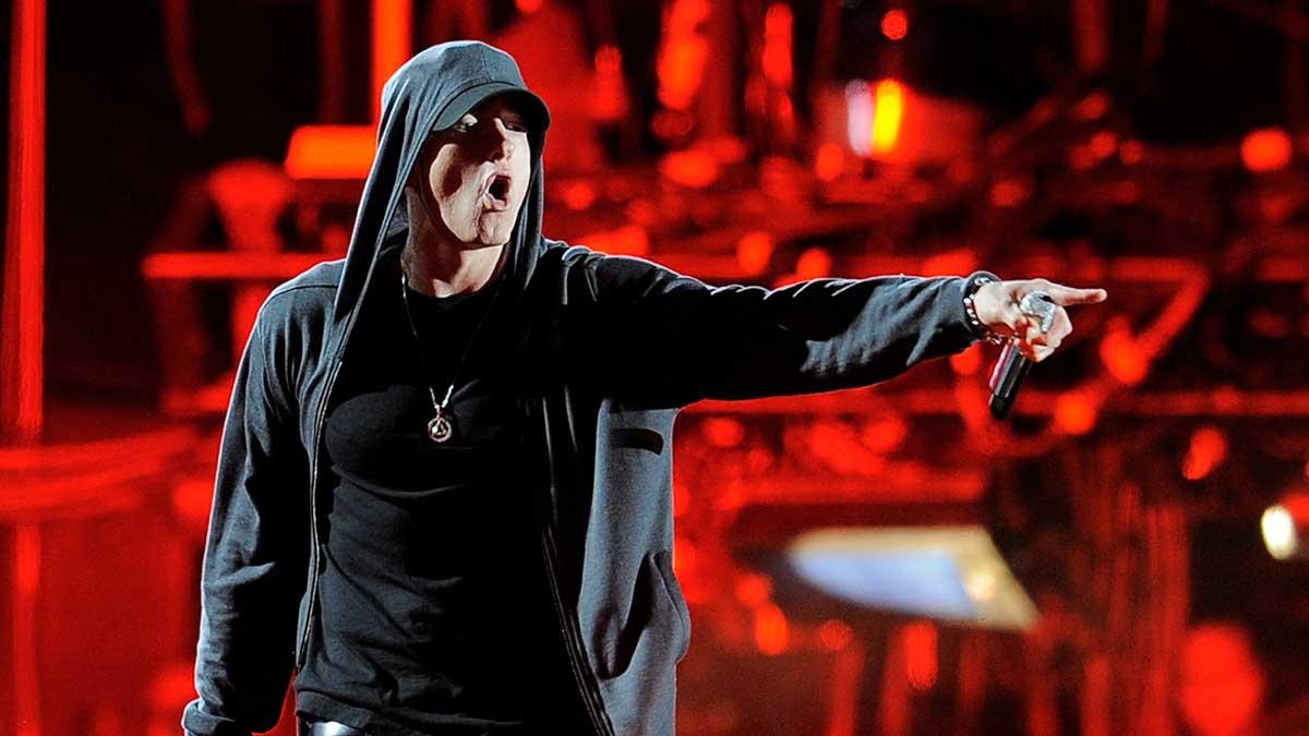 Eminem stämmer Spotify. (Foto: TT)