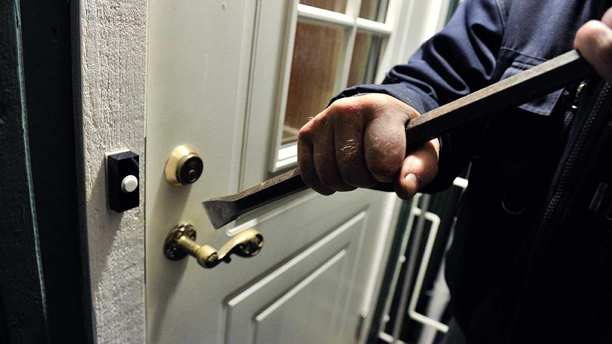 Drygt hälften av de deltagande företagarna i undersökningen uppger att deras företag utsatts för inbrott/stöld. (Foto: TT)