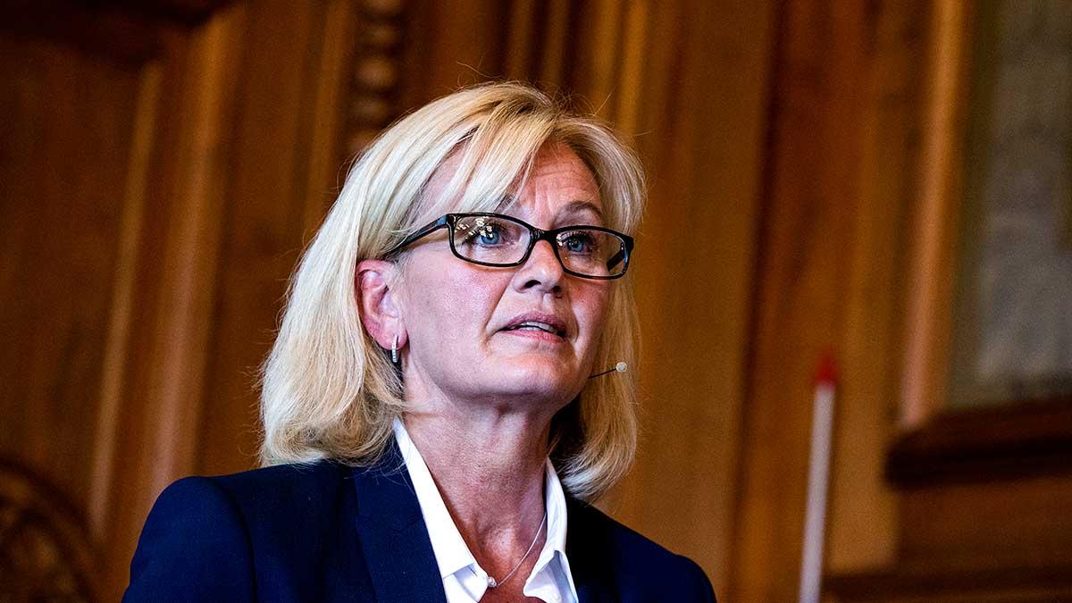 Handelsbankens vd Carina Åkerström. (Foto: TT)