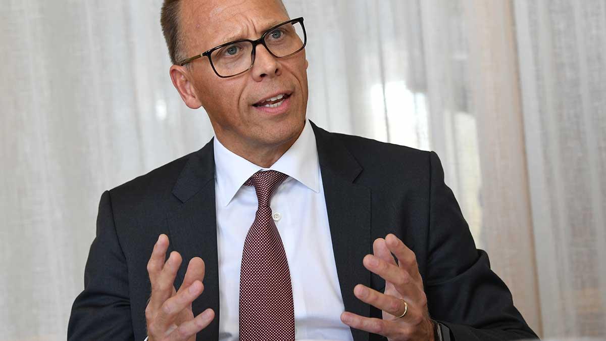 Nordeas vd Fredrik Vang-Jensen. (Foto: TT)