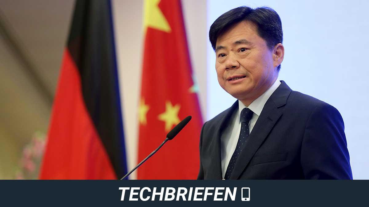 Kinas ambassadör i Tyskland, Wu Ken. (Foto: TT)