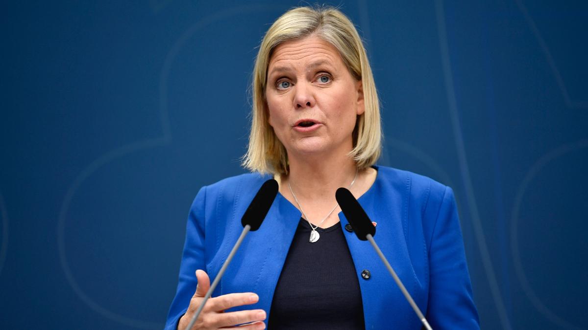 Finansminister Magdalena Andersson ser en inbromsad tillväxt i Sverige framför sig. (Foto: TT)