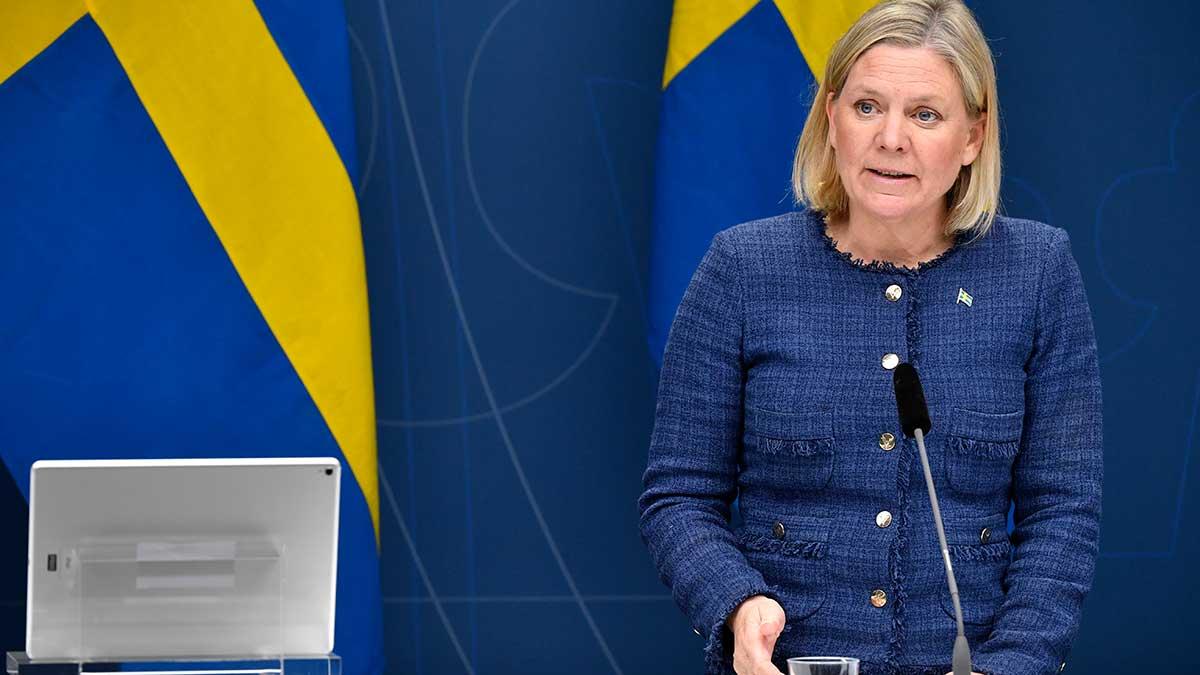 Regeringen med finansminister Magdalena Andersson presenterar i dag vårpropositionen och utsikterna ser dystra ut. (Foto: TT)