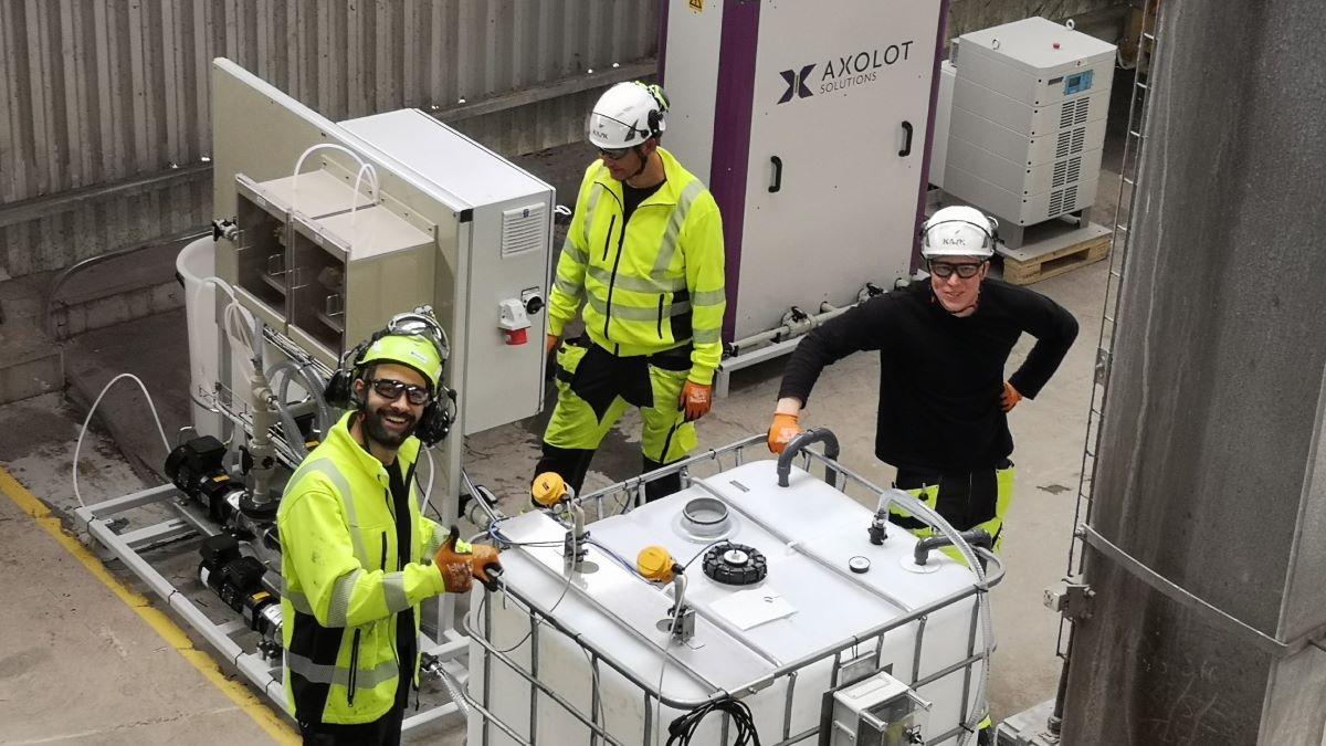 Företrädesemissionen i miljöteknikbolaget Axolot Solutions Holdings har blivit övertecknad visar det preliminära utfallet. (Foto: Press)
