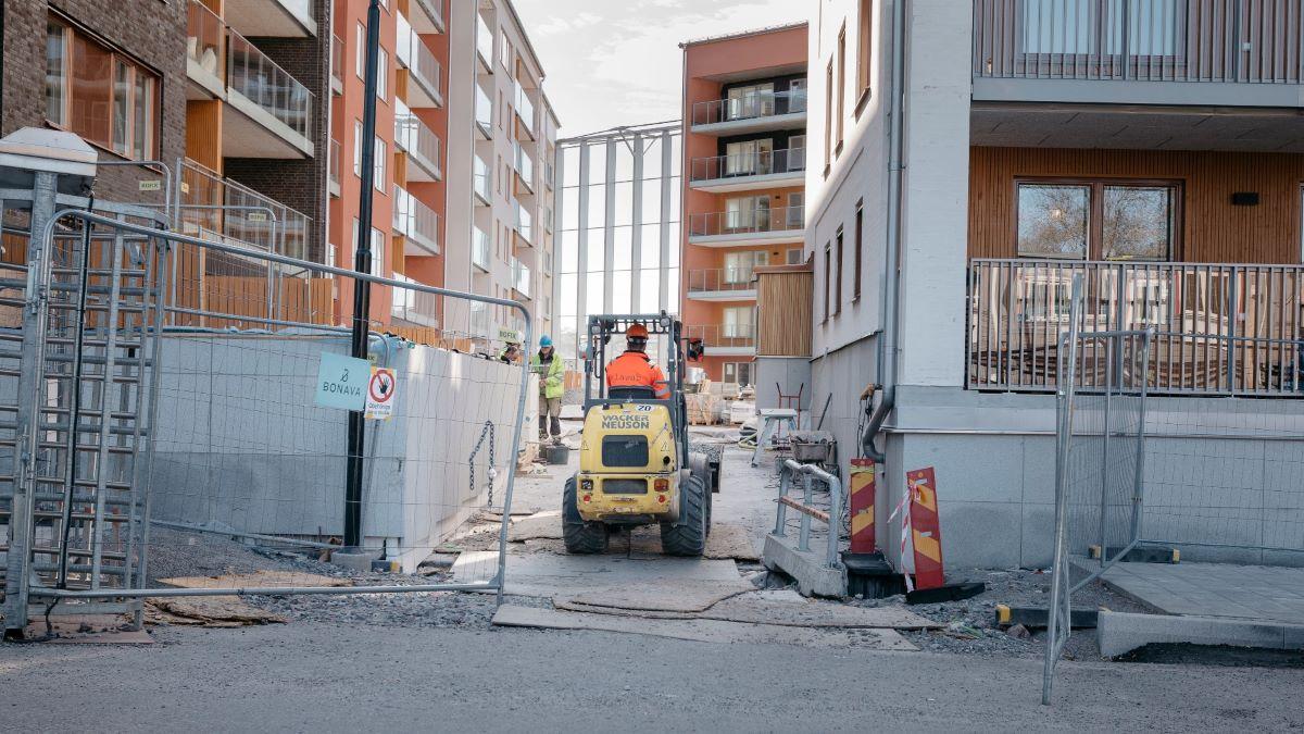 Återbruk av fastighetsmaterial har en stor potential att minska bygg- och anläggningsbranschens klimatpåverkan. (Foto: TT)