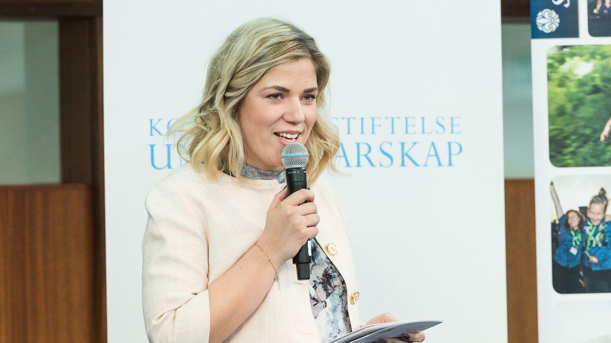 ”Man ska komma ihåg att oavsett om man blir utvald att ta emot stipendiet eller ej så är det en fantastisk känsla för var och en som blir nominerad”, säger Rebecca Sundberg, verksamhetsledare på Stiftelsen Ungt Ledarskap