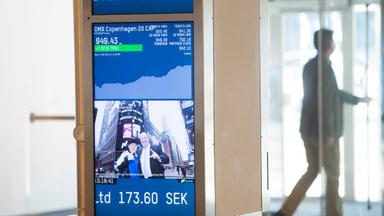 Man på Stockholmsbörsen