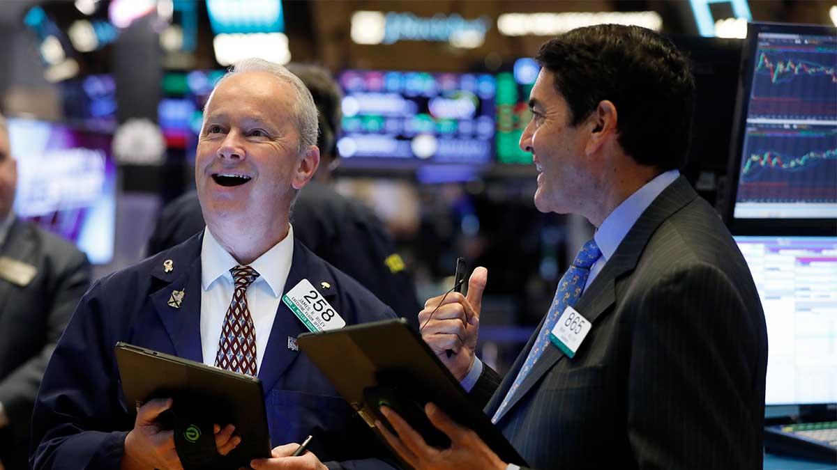 En mätning av investmentbanken Goldman Sachs visar att investerare har positionerat för ytterligare börsuppgångar. (Foto: TT)
