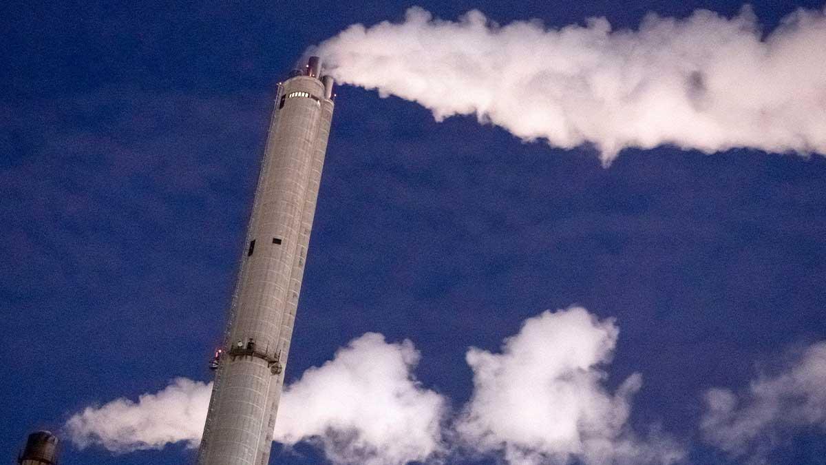 Utsläpp vid skorsten