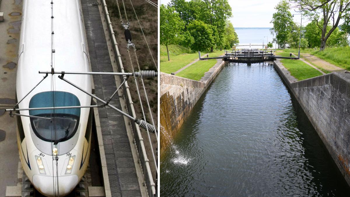 Höghastighetståg Göta kanal