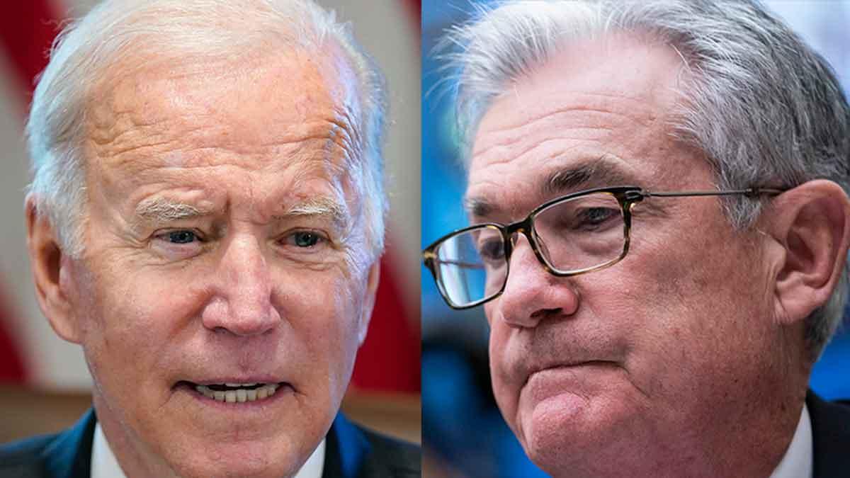 Joe Biden Jerome Powell