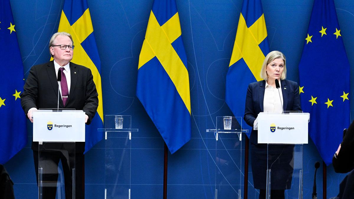 Sverige Ukraina vapen