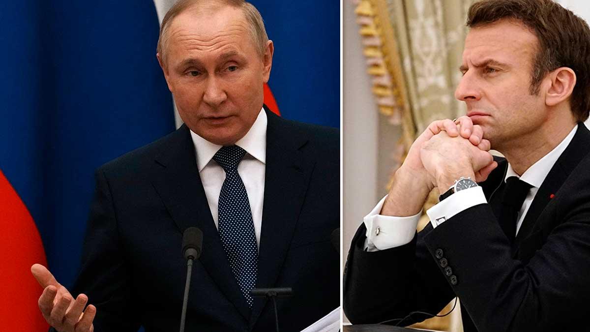Frankrike Putin