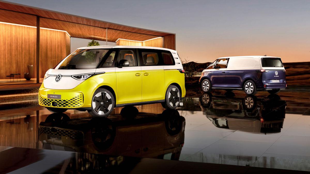 Volkswagens nya minibuss ID Buzz och dess kommersiella motsvarighet, ID Buzz Cargo