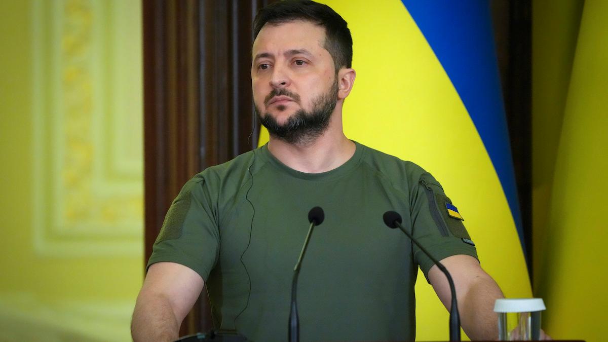 Zelenskyj "Ångrar inte en sekund" att han blev president
