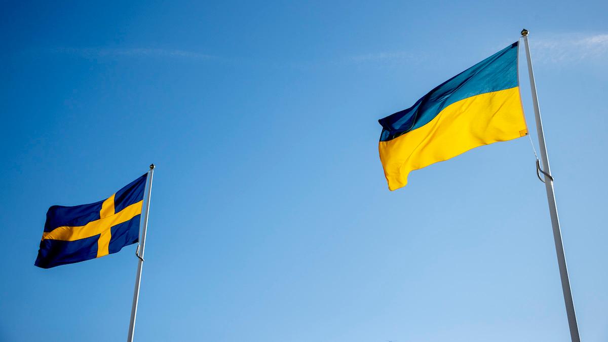 Ryska armén gjorde på valborgsmässoafton en räd i Gammalsvenskbyn i Ukraina