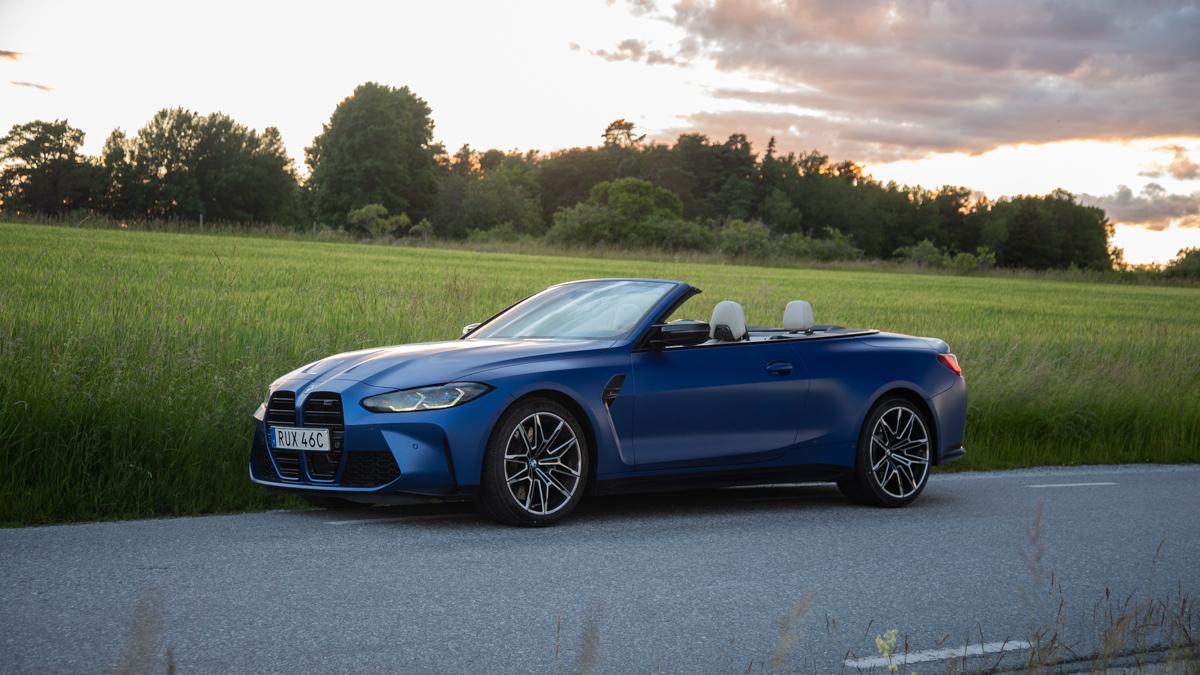 BMW M4 Cab snett framifrån