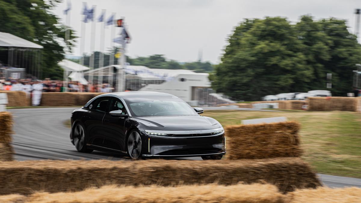 Lucid Air på Goodwood.