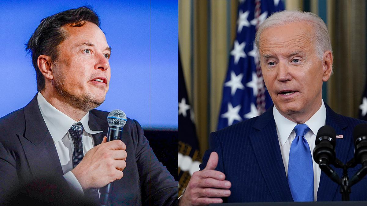 Elon Musk och Joe Biden