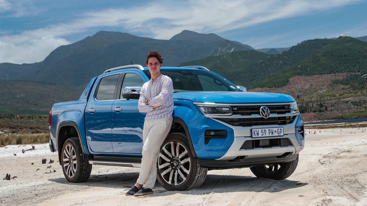 Volkswagen Amarok med undertecknad