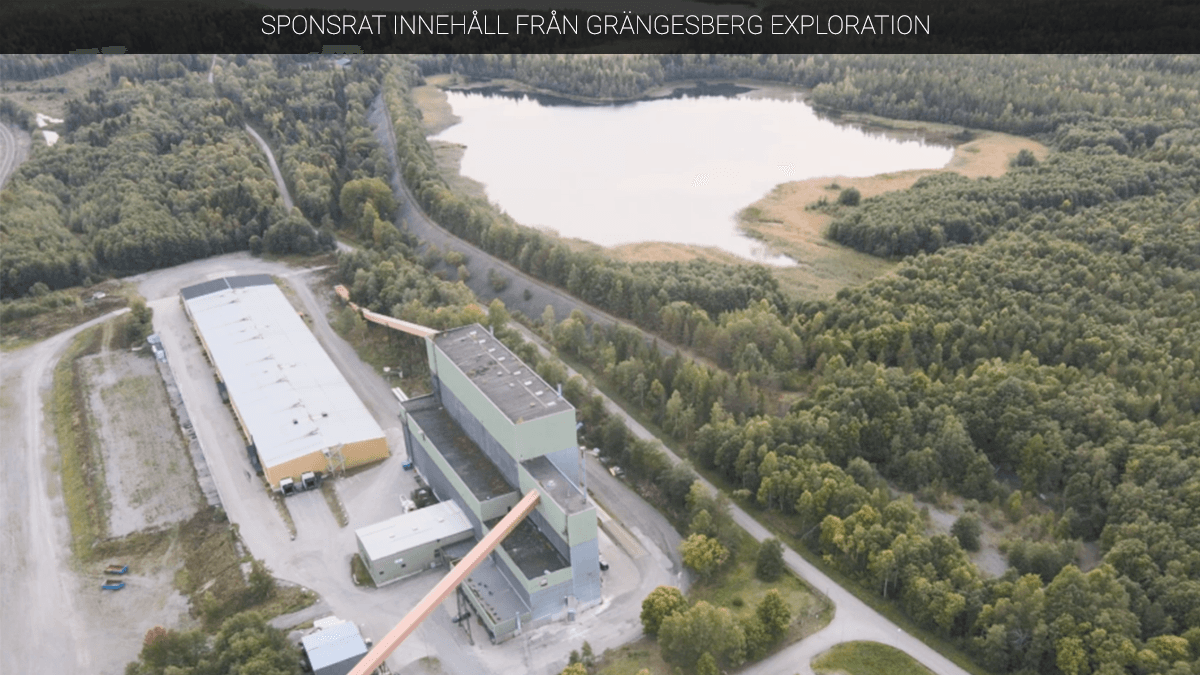 Aktiekursen rusade när det blev känt att Grängesberg Exploration (GRANGEX) tecknat avtal med Anglo American, ett av världens största gruvbolag.