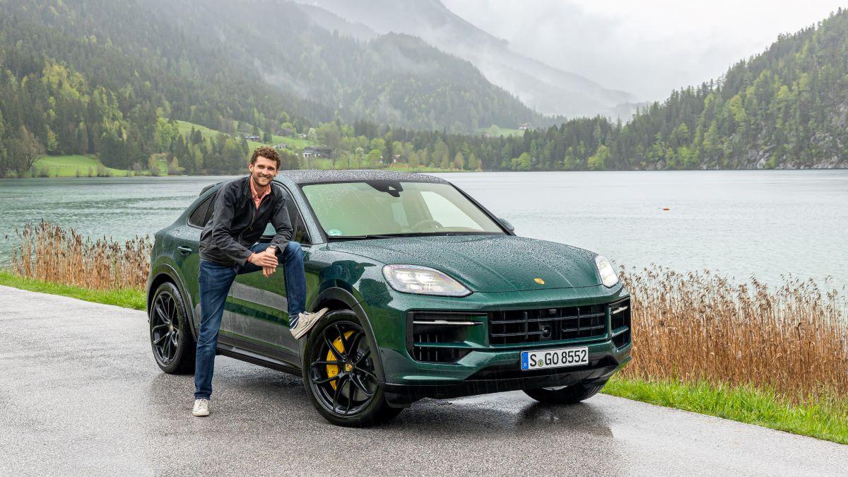 Skribenten med nya Porsche Cayenne