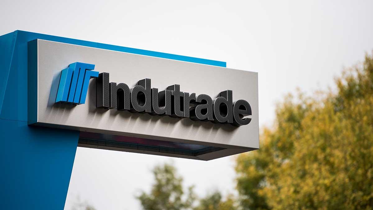 Indutrade skylt