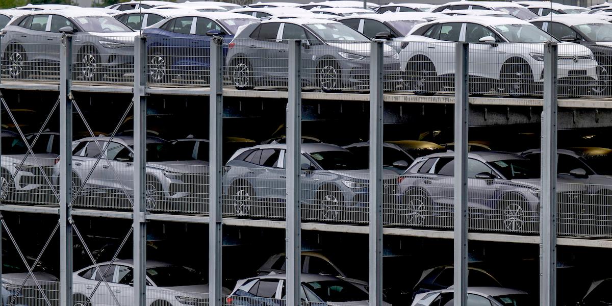 Grön standard Volkswagen