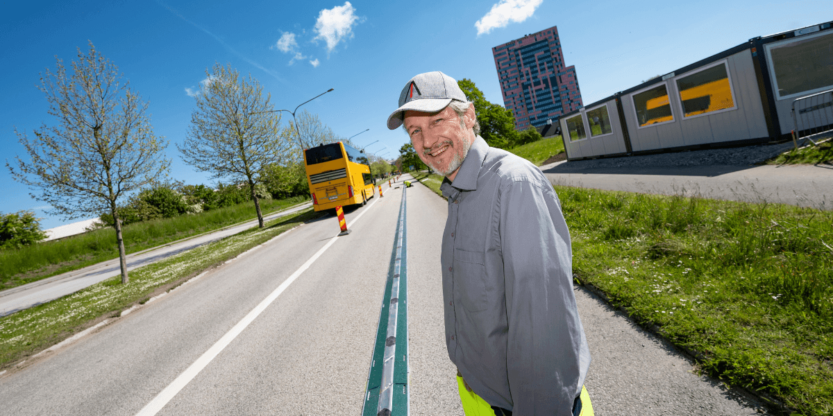 Så här se en elväg ut i Lund. Nu är testerna klara. (Foto: Johan Nilsson/TT)