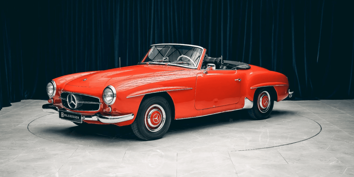 Mercedes-Benz 190 SL Roadster. Säkert en dröm för väldigt många. (Foto: Blocket/Bilgrossen)