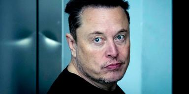 Ett porträtt på Elon Musk, X ägare.