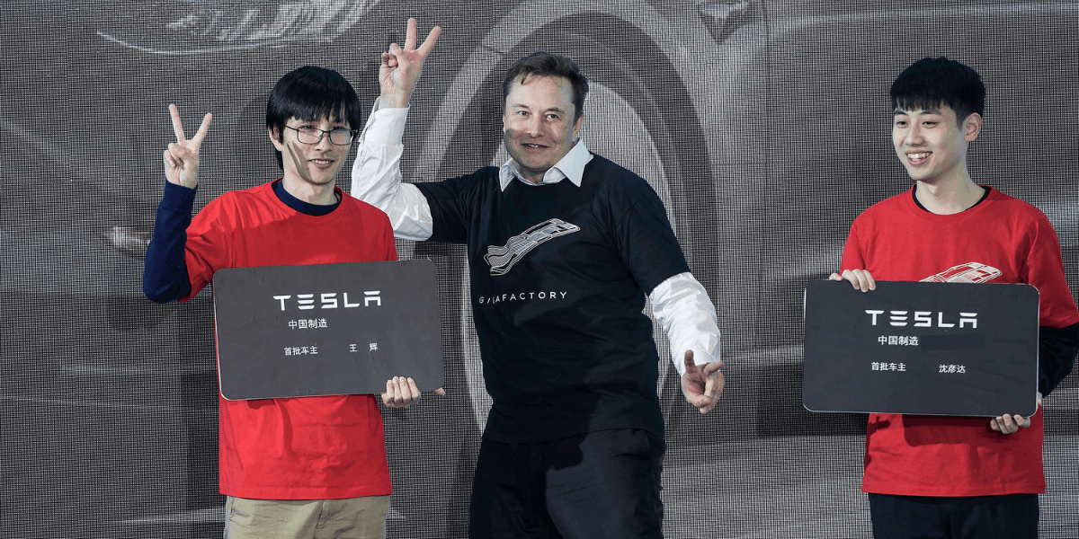 Elon har lyckats ta sig in på upphandlingslistan i Kina. (Foto: TT)