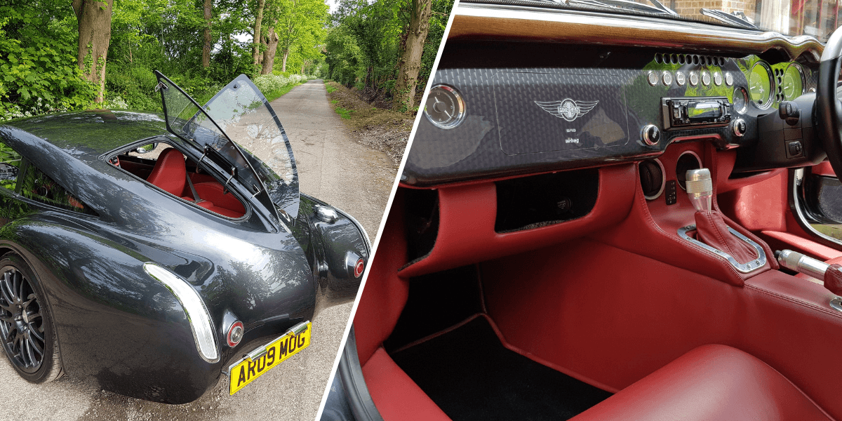 En sällsynt Morgan på auktion. (Foto: SBX cars)