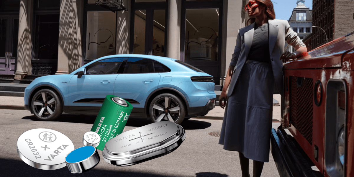 Porsche är en av aktörerna som går in och räddar Varta ur en ekonomisk kris. (Foto: Porsche, Varta)