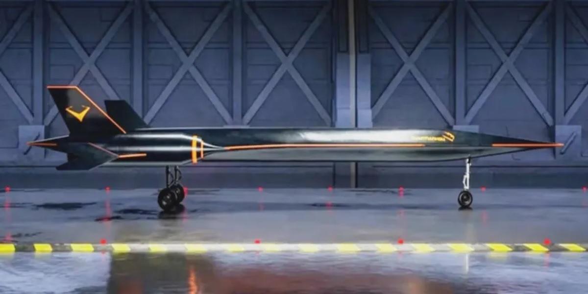 Det nya kommersiella hypersoniska flygplanet ska snabbt flyga passagerare över Atlanten.