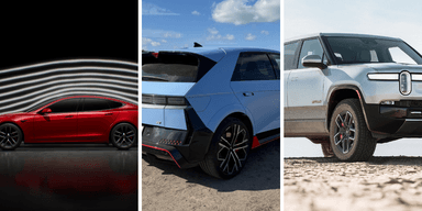 Vilken modern elbil kommer kunna bli morgondagens klassiker? (Foto: Åsa Wallenrud, Tesla och Rivian)