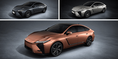 En trio i färger för Lexus ES. (Foto: Lexus)