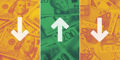 Kronan stärks mot dollarn och euron