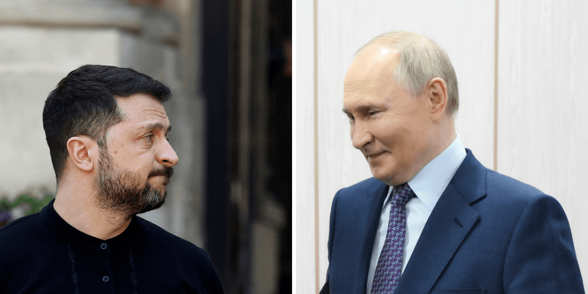 Zelenkyj och Putin