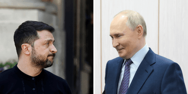 Zelenkyj och Putin