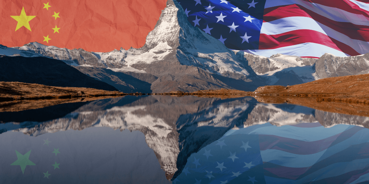 USA och Kina möts i Schweiz