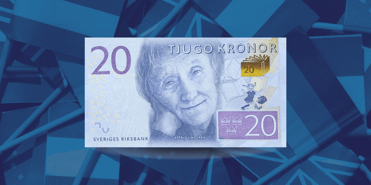 Kronan vinner tillbaka mark som man förlorat mot euron och ökar fyra dagar i rad.