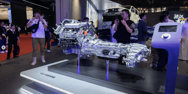 GWMs V8 som visades upp på bilmässan. (Foto: GWM Australiens Instagram)